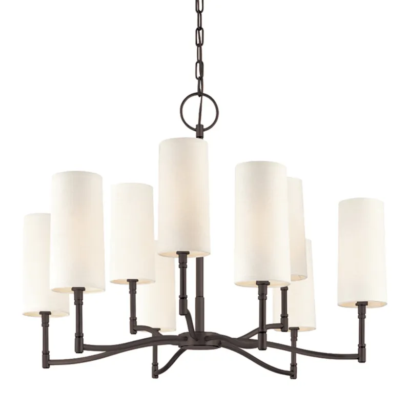 Dillon 9-Light Chandelier in Old Bronze 30W x 19.75H