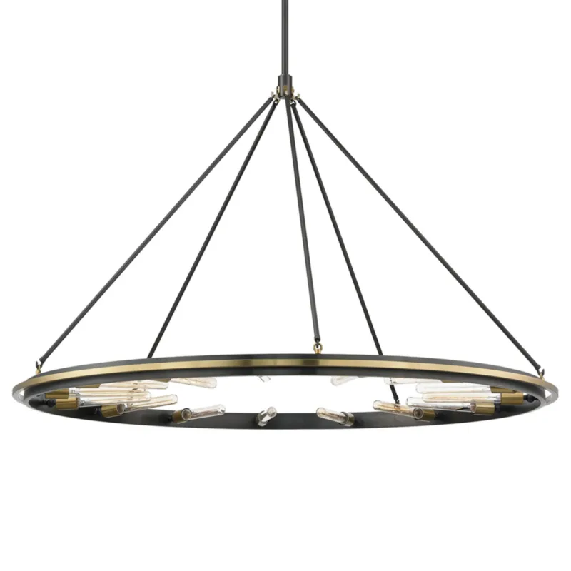 Chambers 15-Light Chandelier in Aged Brass/Old Bronze 58.25W x 38.25H