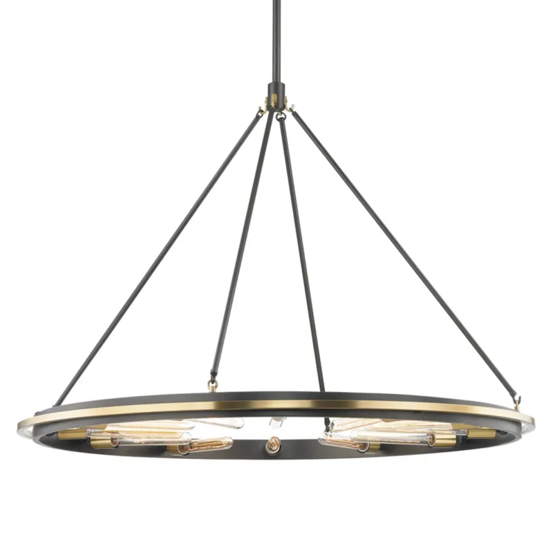 Chambers 12-Light Chandelier in Aged Brass/Old Bronze 45W x 33.75H