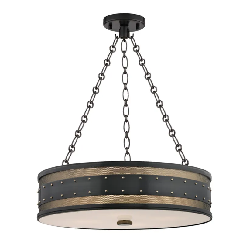 Gaines 4-Light Chandelier in Aged Brass/Old Bronze 22W x 5.75H