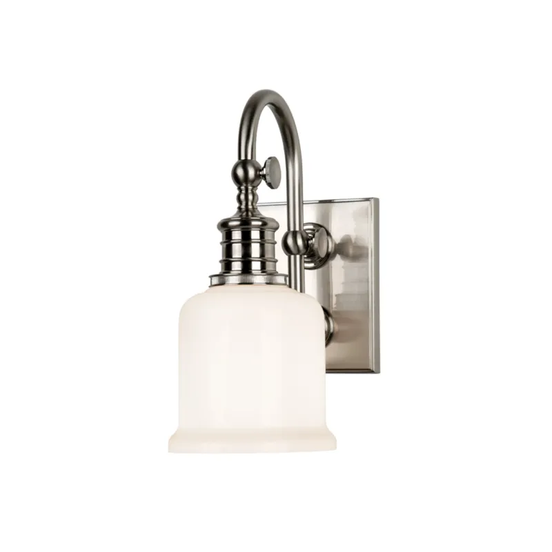 Keswick 1-Light Bath and Vanity in Satin Nickel 5W x 11H