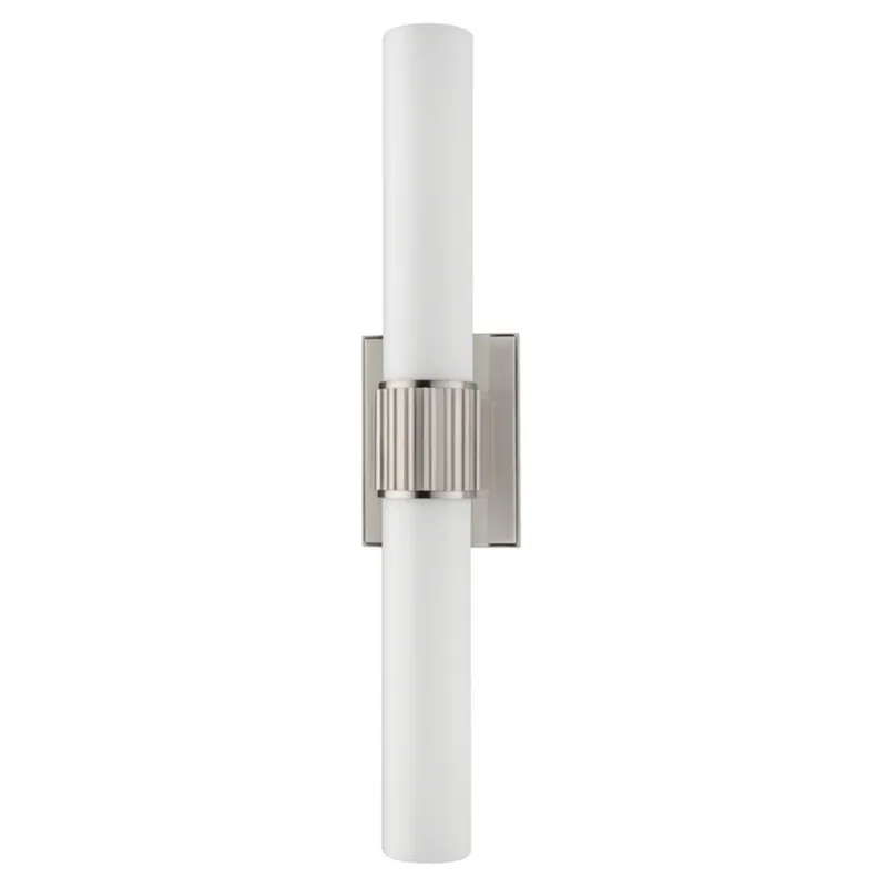 Fulton 2-Light Bath and Vanity in Satin Nickel 4.75W x 20.5H
