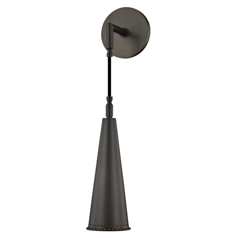Alva 1-Light Wall Sconce in Old Bronze 4.75W x 11.25H