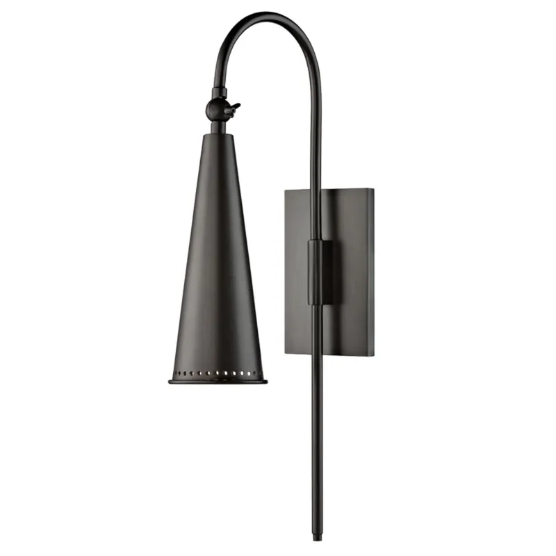 Alva 1-Light Wall Sconce in Old Bronze 4.25W x 20.75H