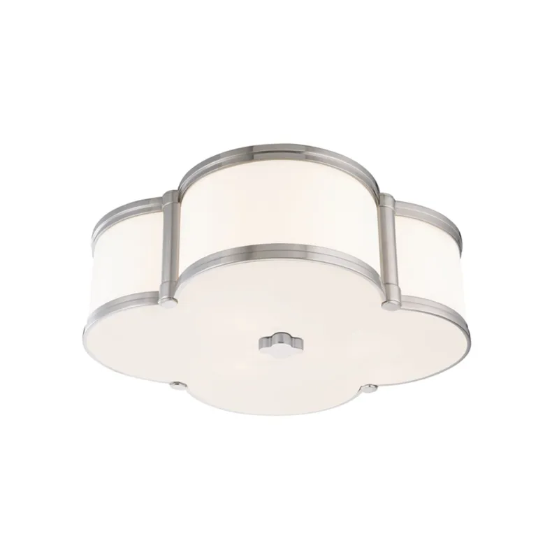 Chandler 3-Light Flush Mount in Polished Nickel 16.75W x 5.5H