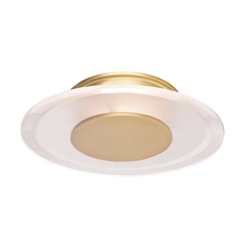 Guthrie 1-Light Wall Sconce in Aged Brass 9W x 9H