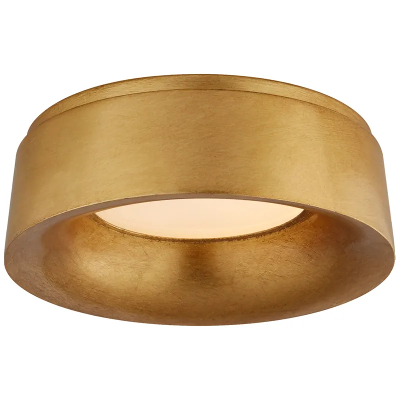 Barbara Barry Halo Small Flush Mount in Gild Ceiling Light W11.25" x H4.25"