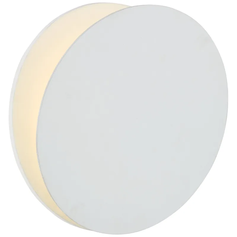 AERIN Gabriela Round Wall Washer in Matte White Wall Light W12" x H12"