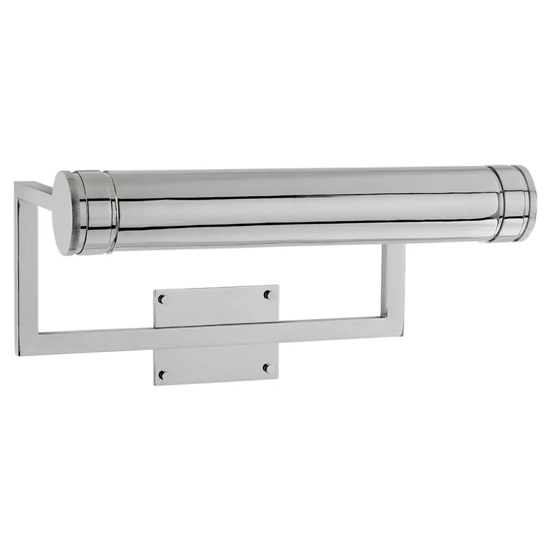 Thomas O'Brien Cosmopolitan 18" Picture Light in Polished Nickel Wall Light W18" x H9.75"