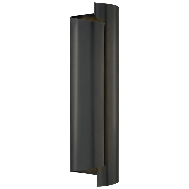 AERIN Iva Large Wrapped Sconce in Bronze Wall Light W6.25" x H24"