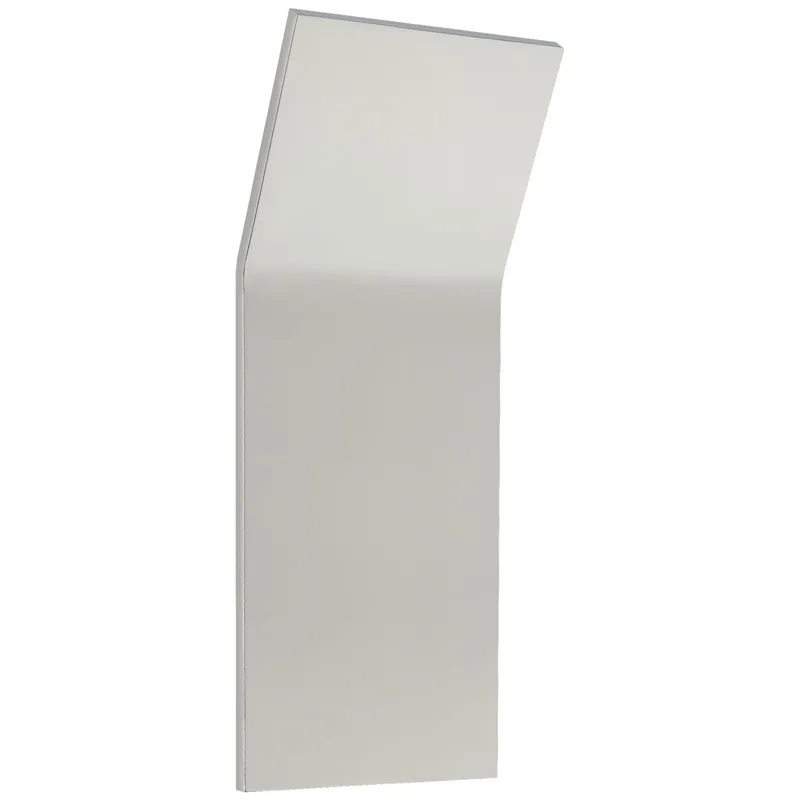 Peter Bristol Bend Large Tall Light in Polished Nickel Wall Light W8" x H20"