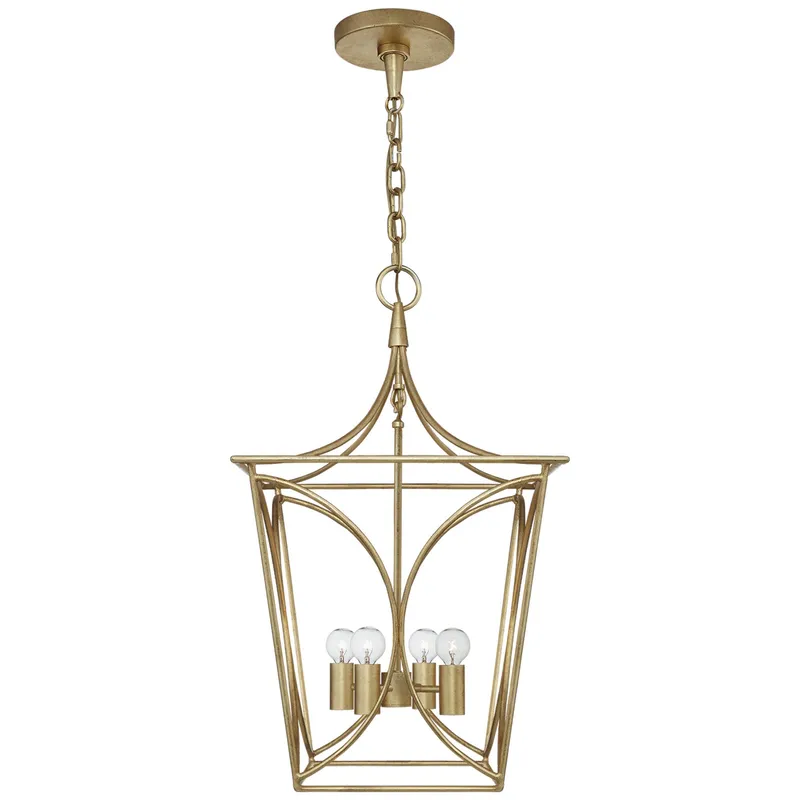 kate spade new york Cavanagh Small Lantern in Gild Ceiling Light W13.75"