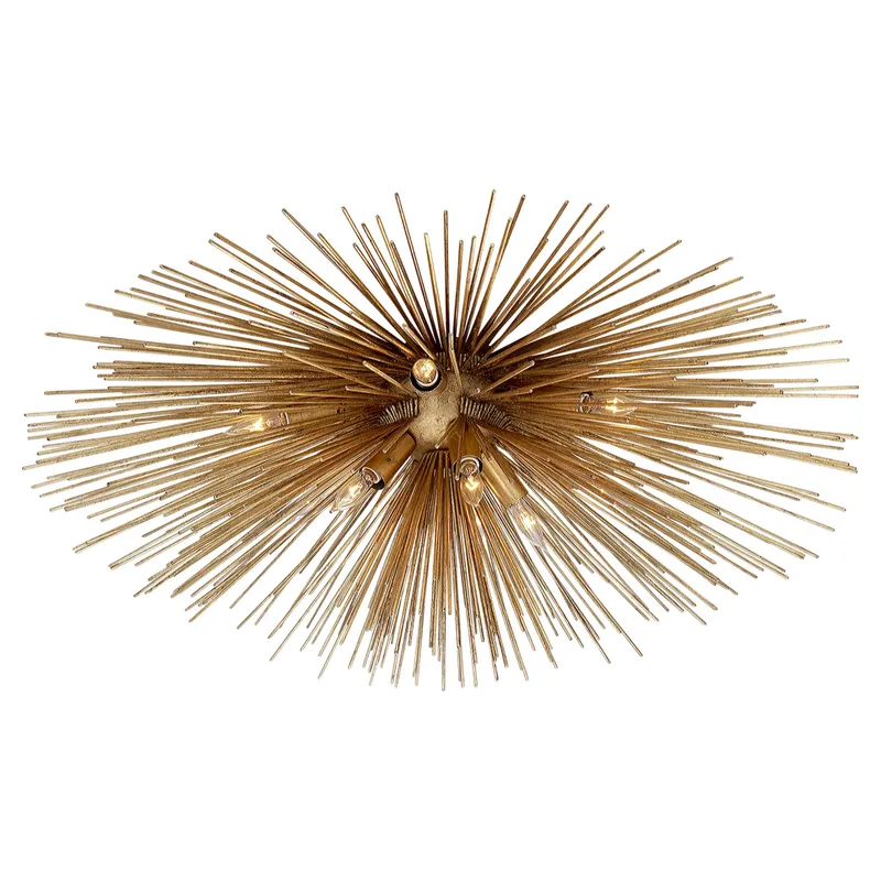 Kelly Wearstler Strada Large Flush Mount in Gild Ceiling Light W40" x H14.5"