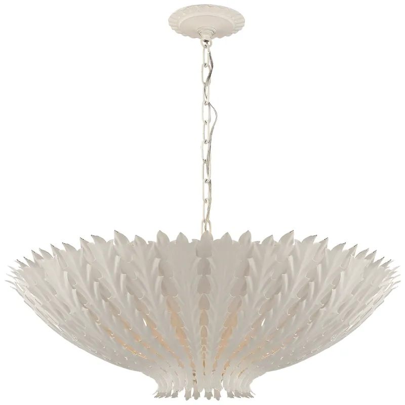 AERIN Hampton Medium Chandelier in Plaster White Ceiling Light W25.5"