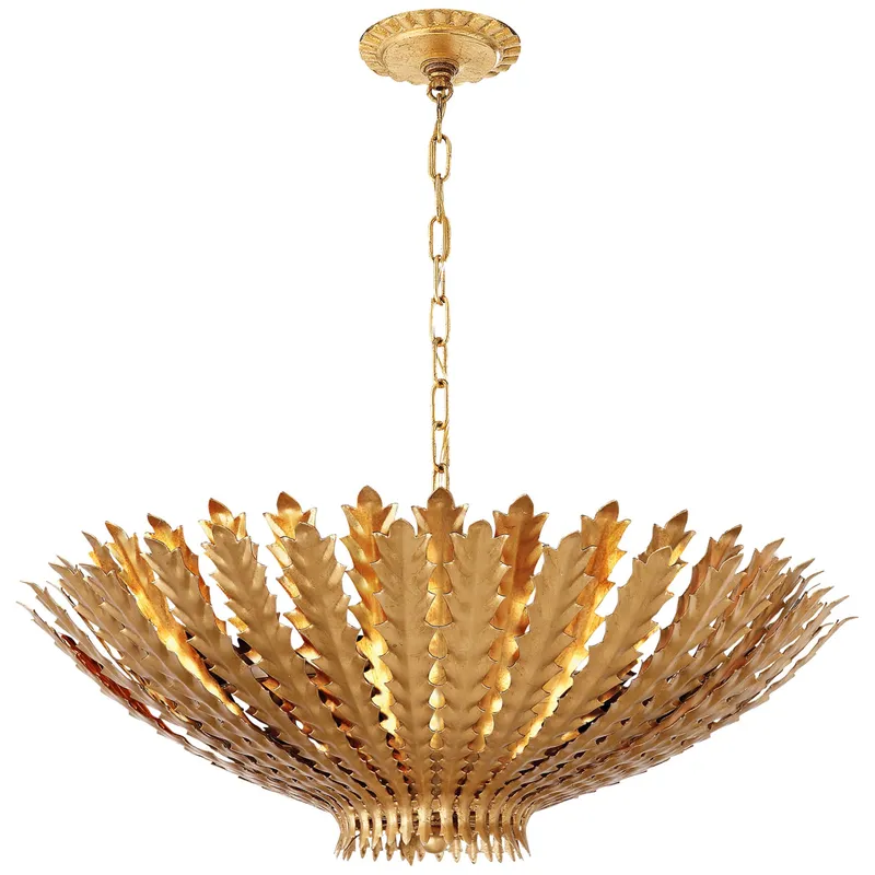 AERIN Hampton Medium Chandelier in Gild Ceiling Light W25.5"