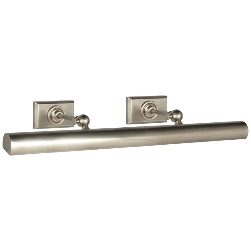 Chapman & Myers 24" Cabinet Maker's Picture Light in Antique Nickel Wall Light W24" x H3.5"
