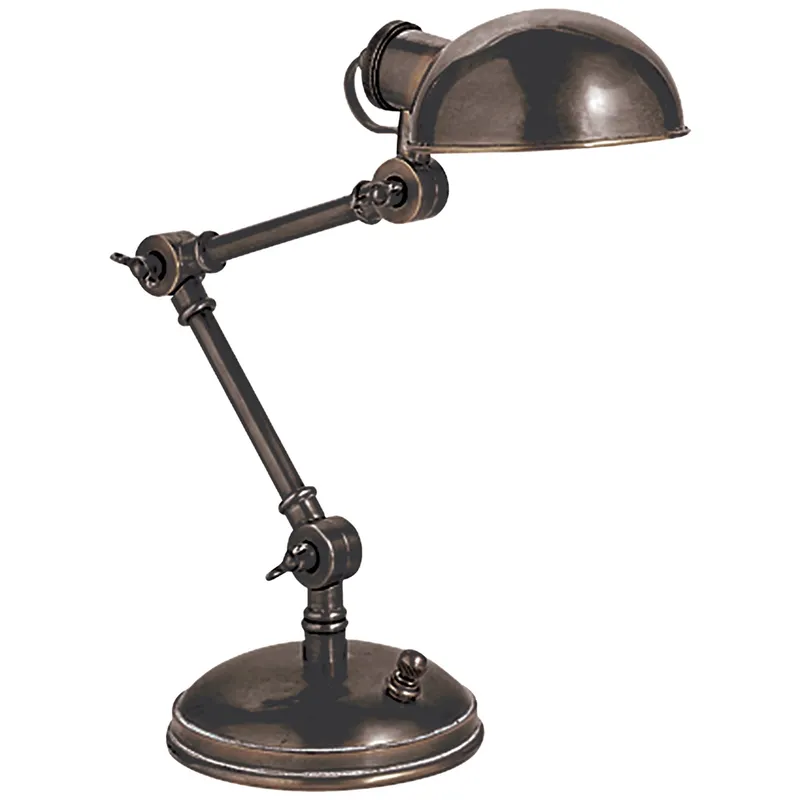 Chapman & Myers The Pixie in Bronze Table Lamp H13" - 18.5"