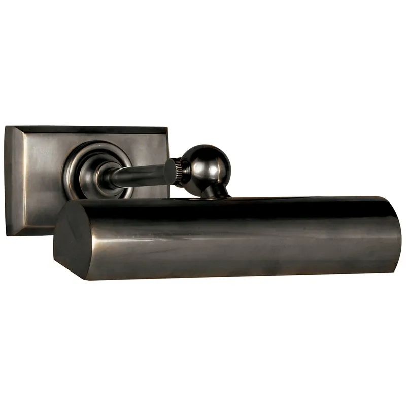 Chapman & Myers 8" Cabinet Maker's Picture Light in Bronze Wall Light W8" x H3.5"