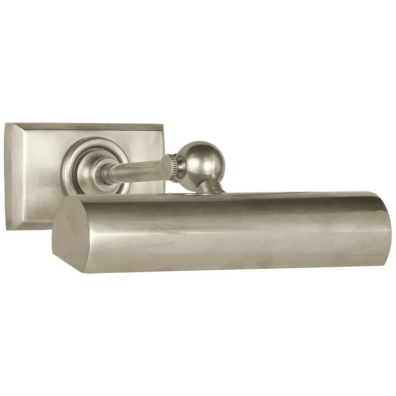 Chapman & Myers 8" Cabinet Maker's Picture Light in Antique Nickel Wall Light W8" x H3.5"