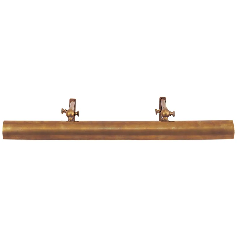 Chapman & Myers Frame Makers 24" Picture Light in Hand-Rubbed Antique Brass Wall Light W24" x H1.5"