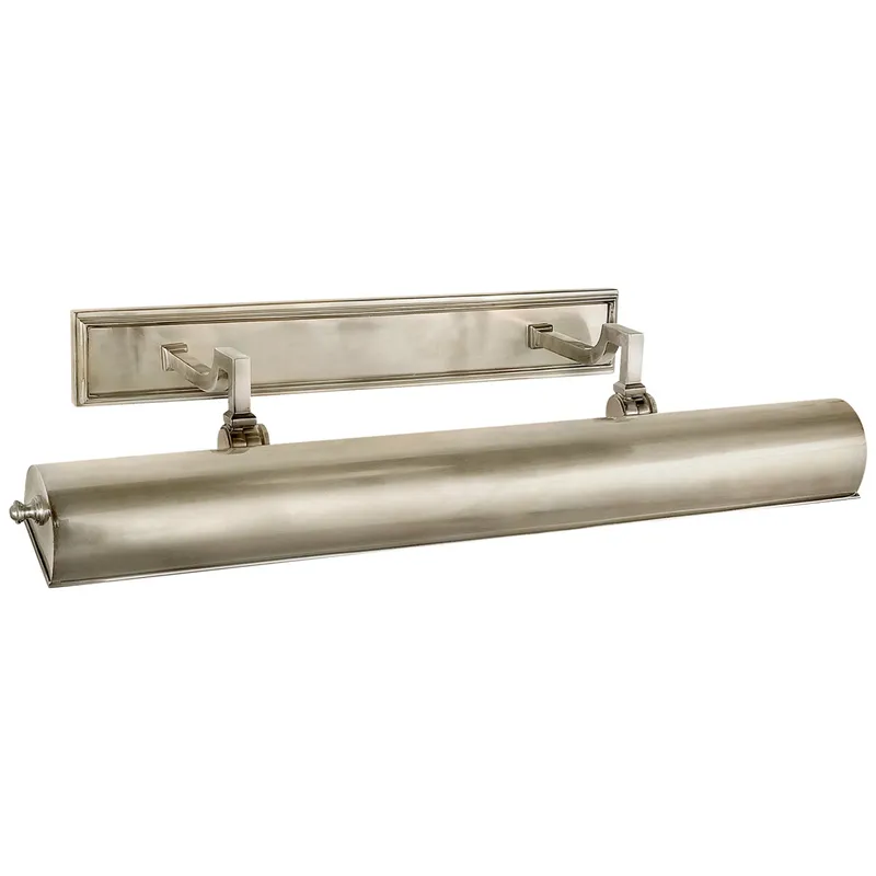 Alexa Hampton Dean 24" Picture Light in Brushed Nickel Wall Light W25.5" x H5"