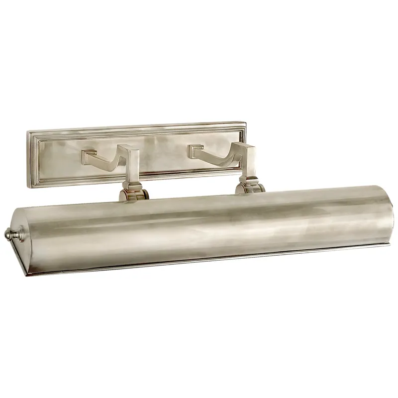 Alexa Hampton Dean 18" Picture Light in Brushed Nickel Wall Light W19.5" x H5"