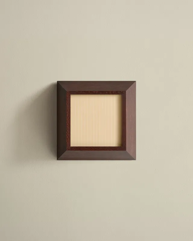 Mira Surface Mount – Vellum Stripes / Darkened Leopardwood / Medium / Hardwire