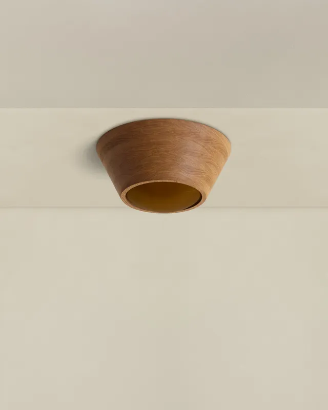 Elio Surface Mount – Umber / Oak / Large / Hardwire