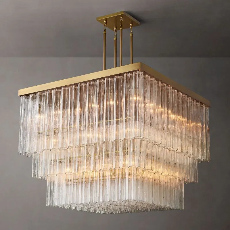 Celvian Square Chandelier 45"