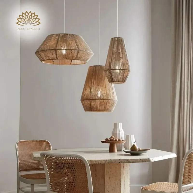 Collins Wabi Sabi Jute Pendant Light